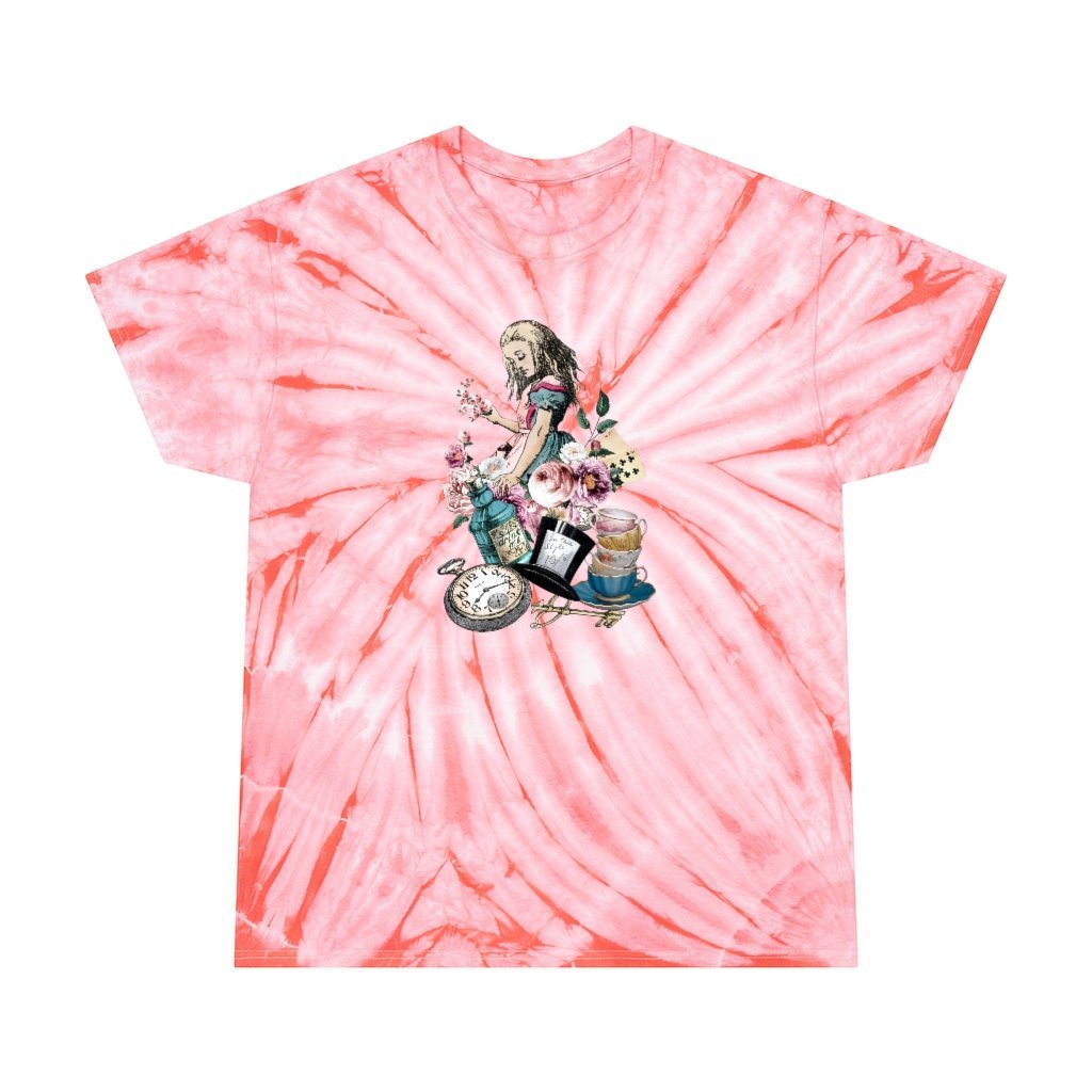 Tie Dye Shirt-Alice in Wonderland 45 Colorful Series Tie Dye