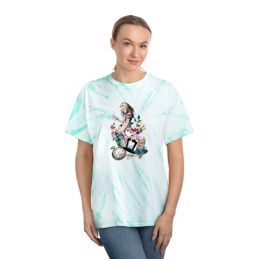 Tie Dye Shirt-Alice in Wonderland 45 Colorful Series Tie Dye