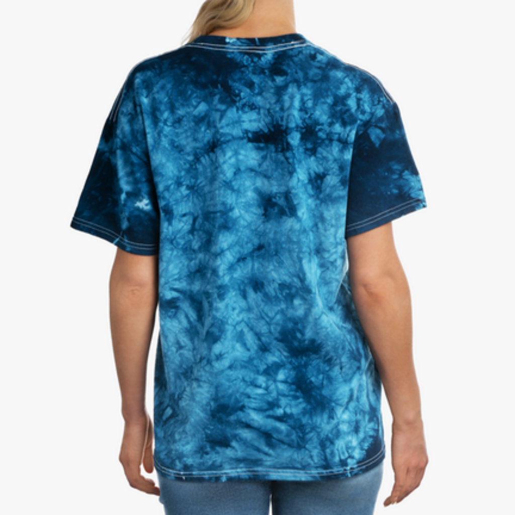 Tie Dye Shirt-Alice in Wonderland Rabbit 37 Red Series,Tie 