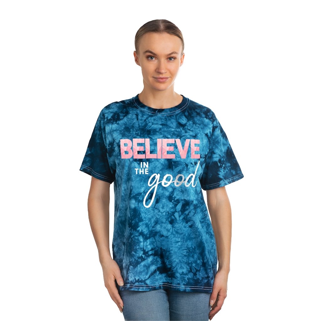 Tie Dye Shirt-Believe in the Good Tie Dye Graphic Tee | ACES