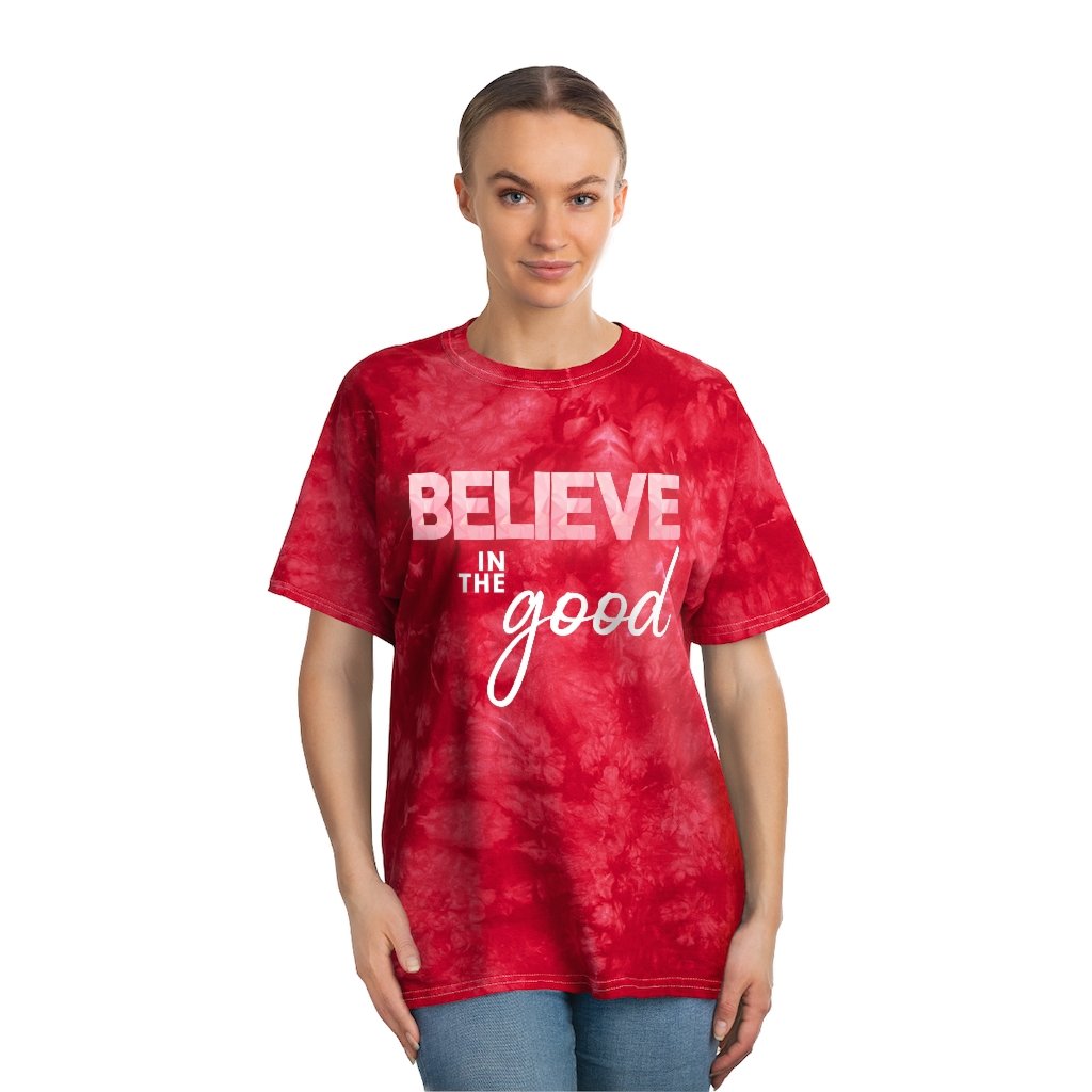 Tie Dye Shirt-Believe in the Good Tie Dye Graphic Tee | ACES