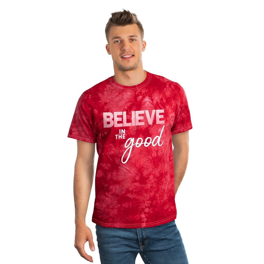 Tie Dye Shirt-Believe in the Good Tie Dye Graphic Tee | ACES