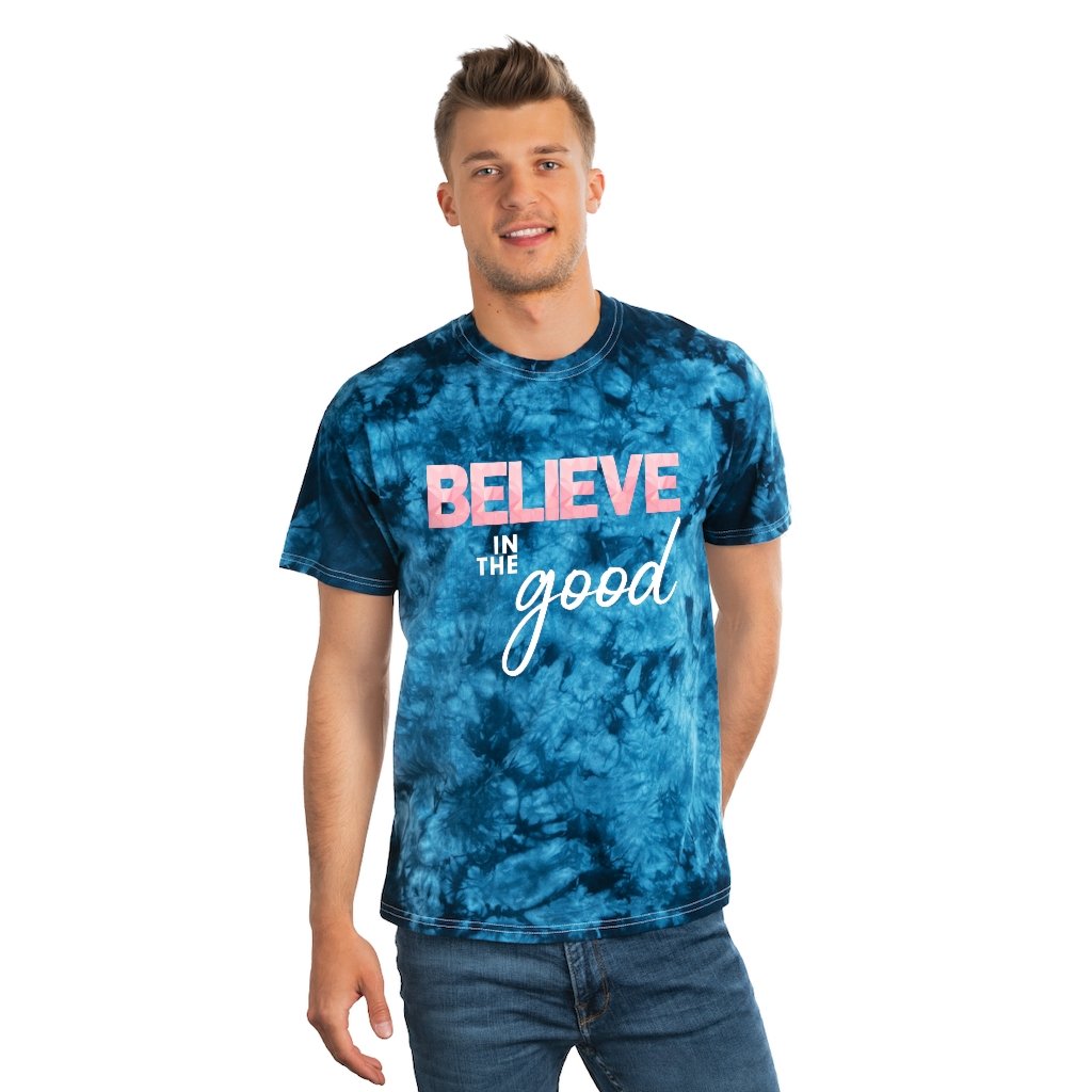 Tie Dye Shirt-Believe in the Good Tie Dye Graphic Tee | ACES