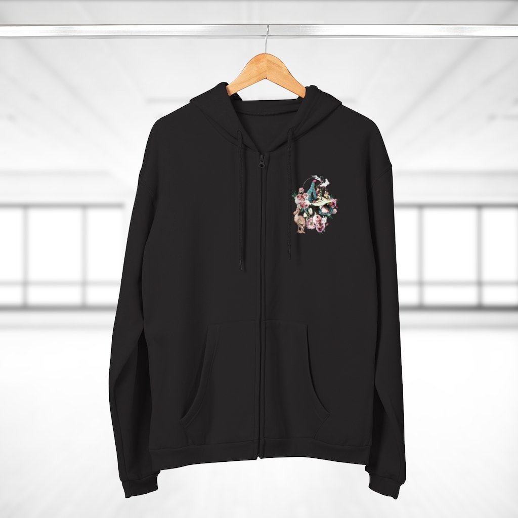 Zip Up Hoodie (Fleece Inside)-Alice in Wonderland 41 