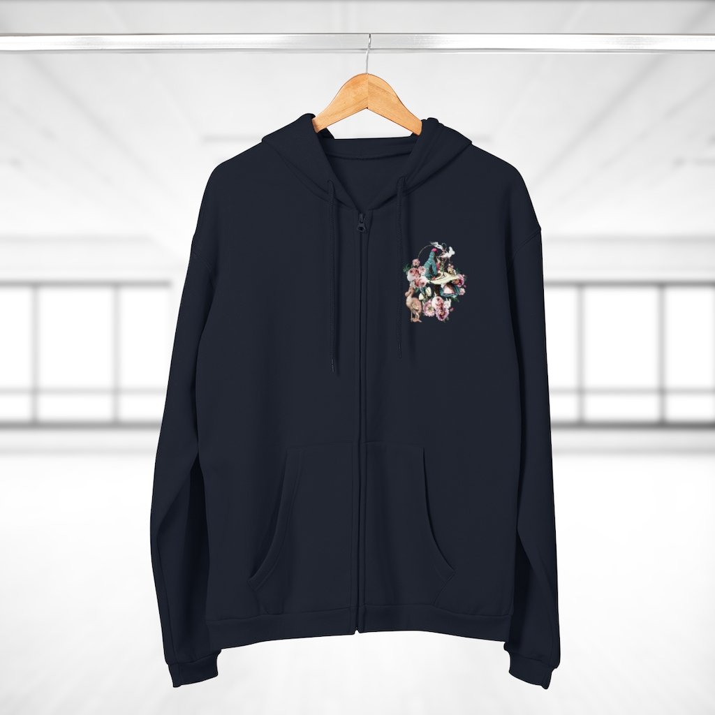 Zip Up Hoodie (Fleece Inside)-Alice in Wonderland 41 
